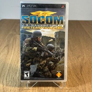 Sony SOCOM Fireteam Bravo 2 PSP Case and Art Only Good Tactical Shooter
